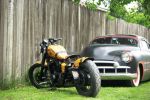 With the old chopped Chevy